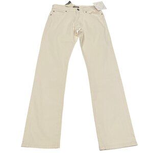 NWT DL1961 Men's 28x32 Avery Relaxed Straight Jean DL Performance Honolulu Cream